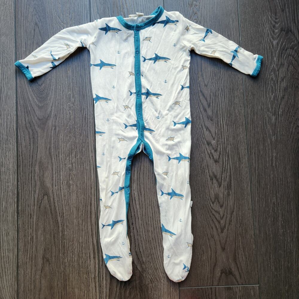 Kyte Bamboo Shark Footie, 6-12 months